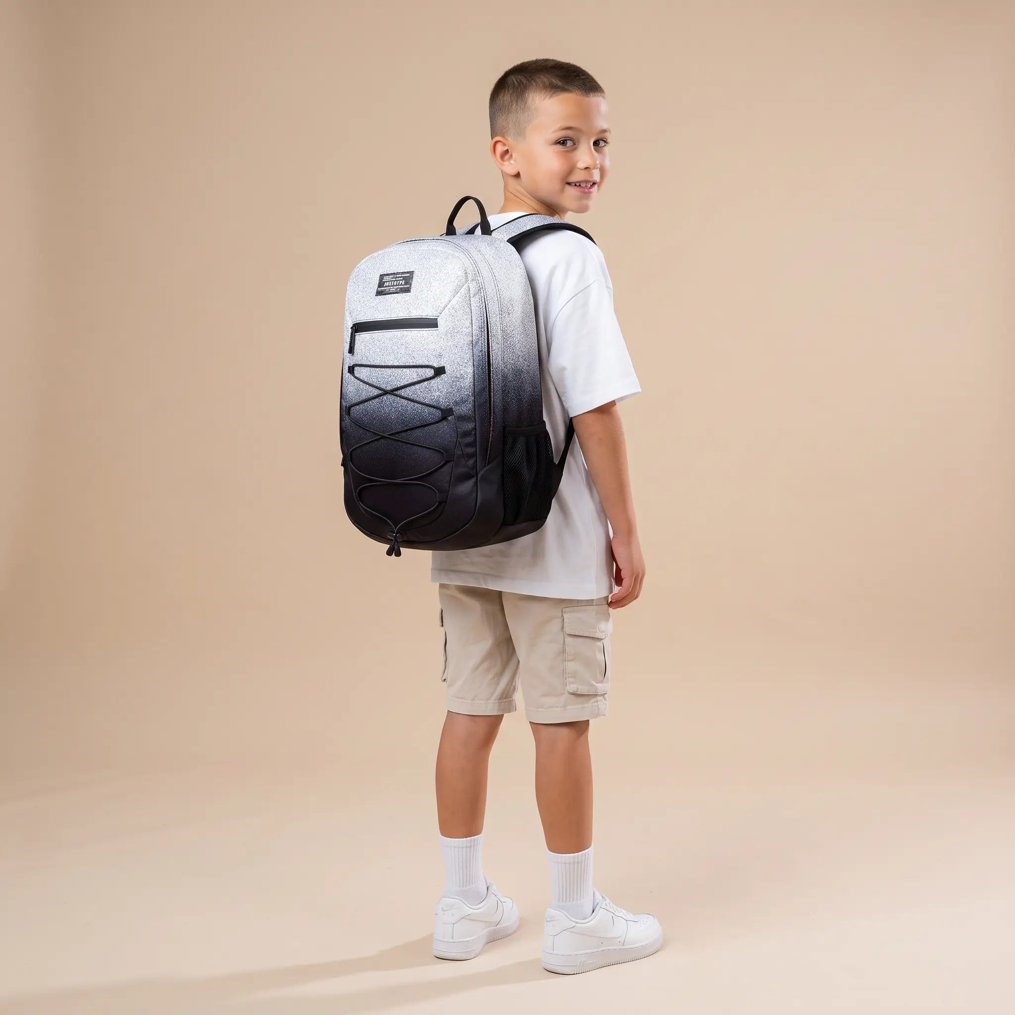 Backpack Pro Maxi Black &amp; White Speckle Fade HYPE