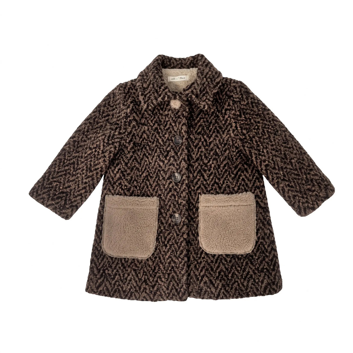 Brown Knitted Coat ZHOE &amp; TOBIAH