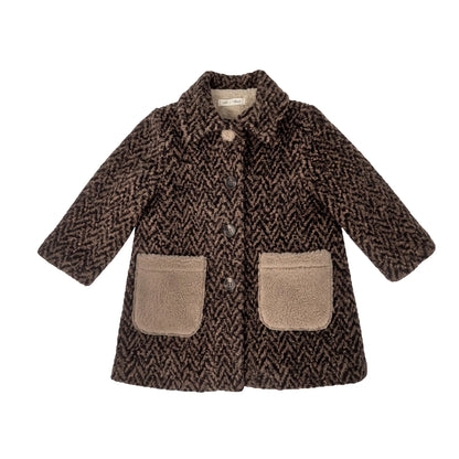 Brown Knitted Coat ZHOE &amp; TOBIAH