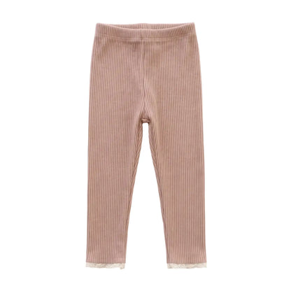 Luna Ribbed Leggings - Blush ORELIE
