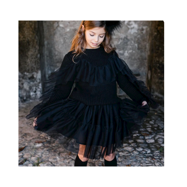 Glitter Blouse - Black