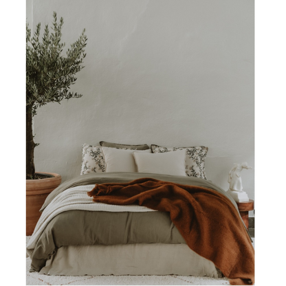 Geranium Muslin Duvet Cover Double
