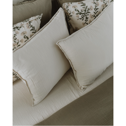 Geranium Muslin Duvet Cover Double