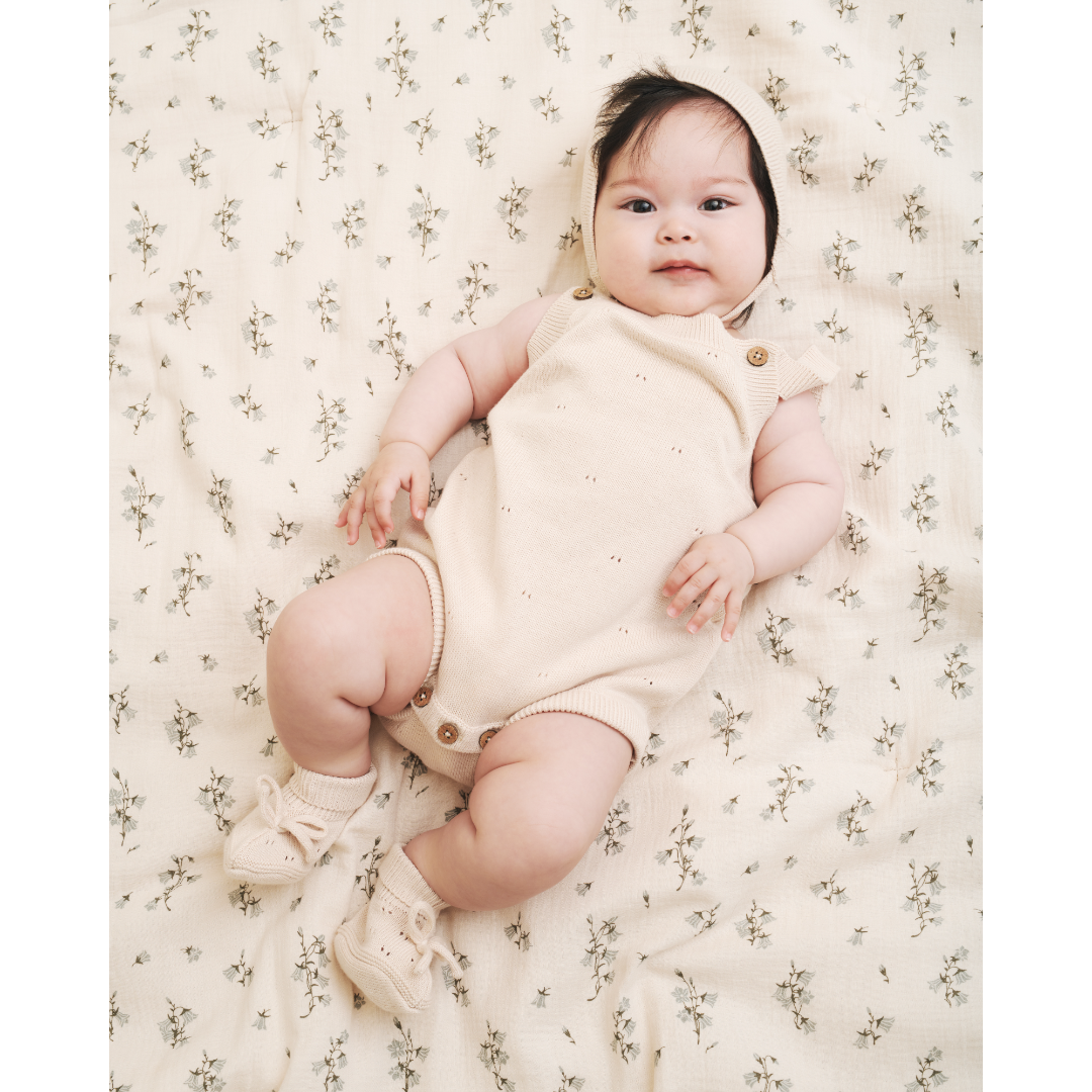 Knitted Bonnet - Cream