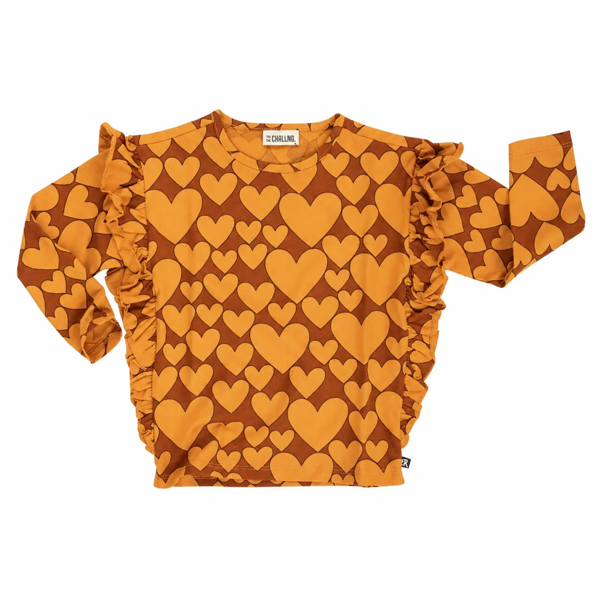 Hearts - Ruffled Top Longsleeve high-detail product image