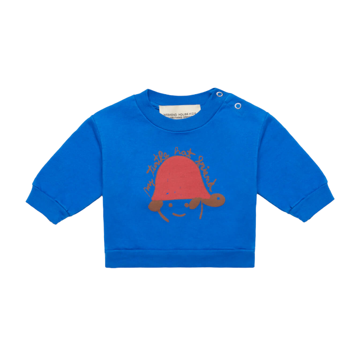 Turtle hat Sweatshirt & leggings - Blue