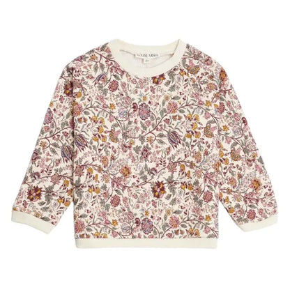 Kyra Sweatshirt - Cream Savage Garden LOUISE MISHA