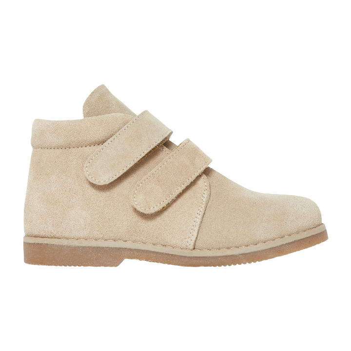 Double Strap Velcro Opening Suede Leather