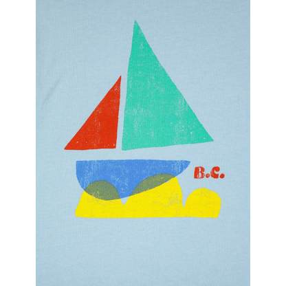 Multicolor Sail Boat T-shirt