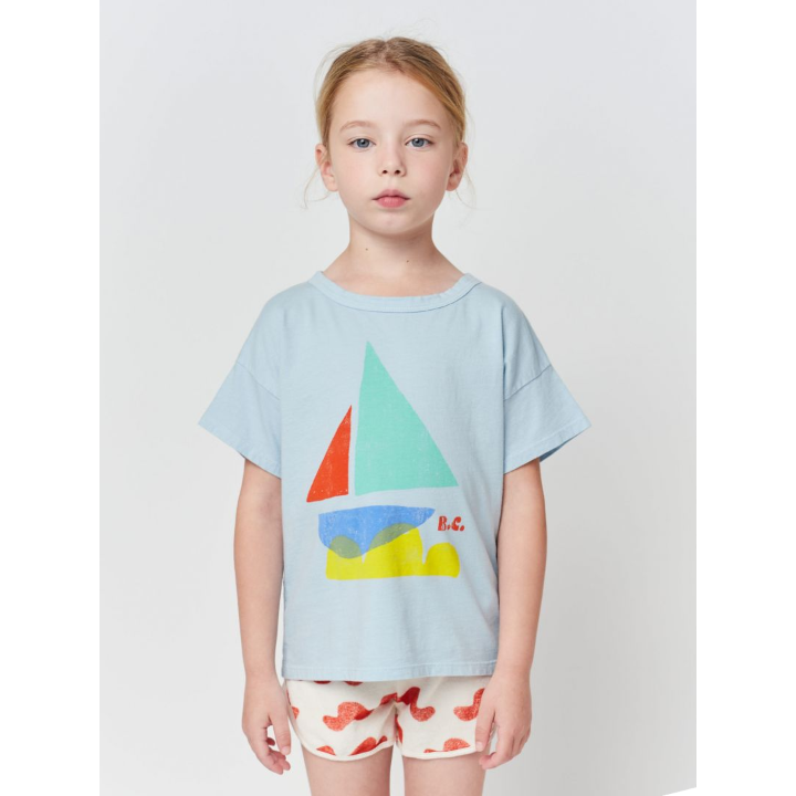 Multicolor Sail Boat T-shirt