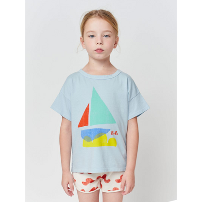 Multicolor Sail Boat T-shirt