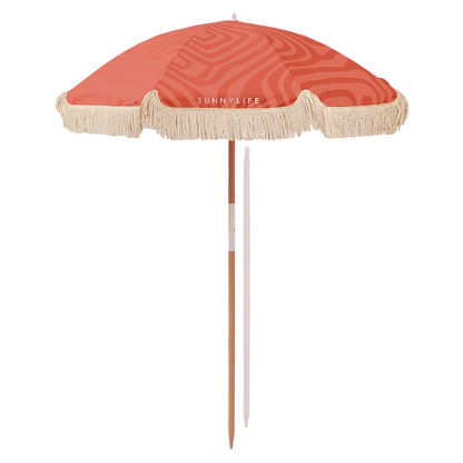 Luxe Beach Umbrella Terracotta