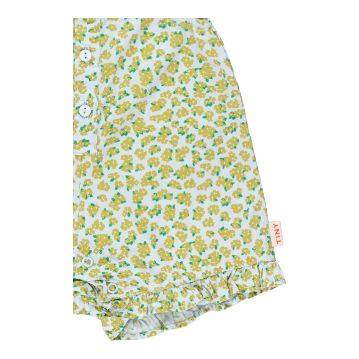 Oleander Straps One-piece Pale Blue/yellow