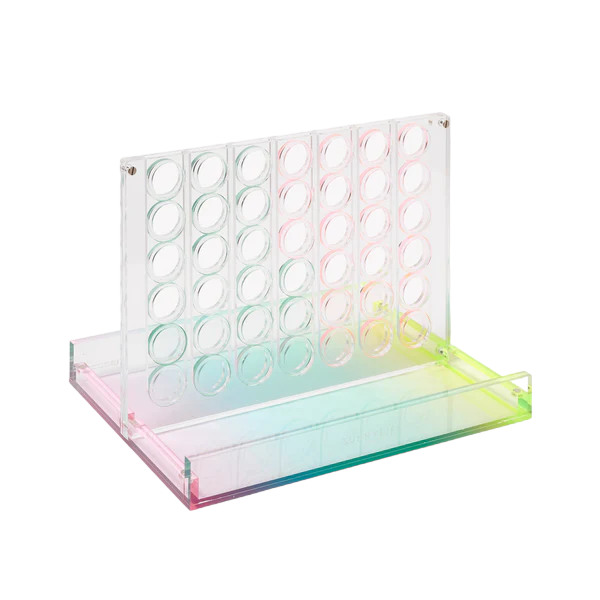 Mini Lucite 4 In A Row Aurora
