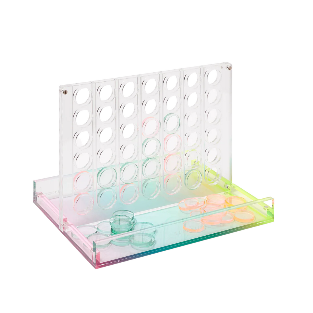 Mini Lucite 4 In A Row Aurora