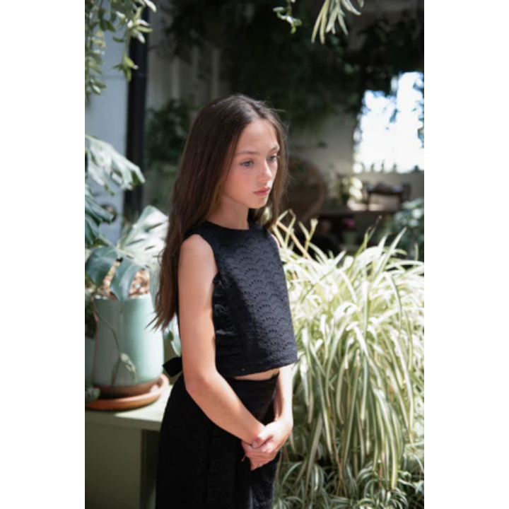Girls Blouse &amp; Shorts - Beste Black