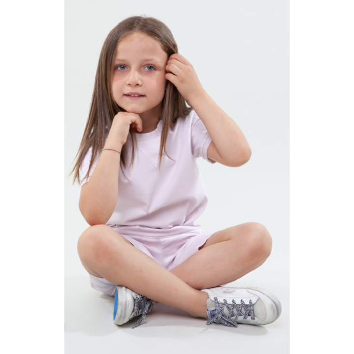 C-neck Sweatshirt & Bermuda Shorts