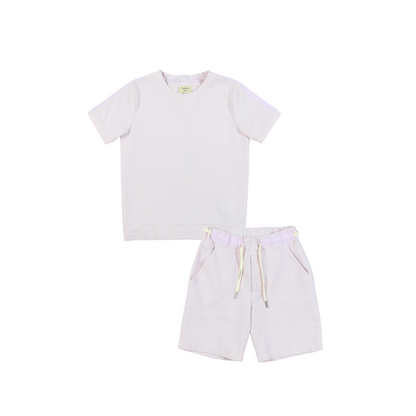 C-neck Sweatshirt &amp; Bermuda Shorts
