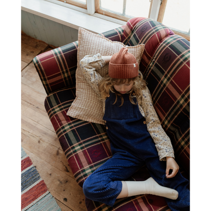Cobalt Corduroy Dungarees