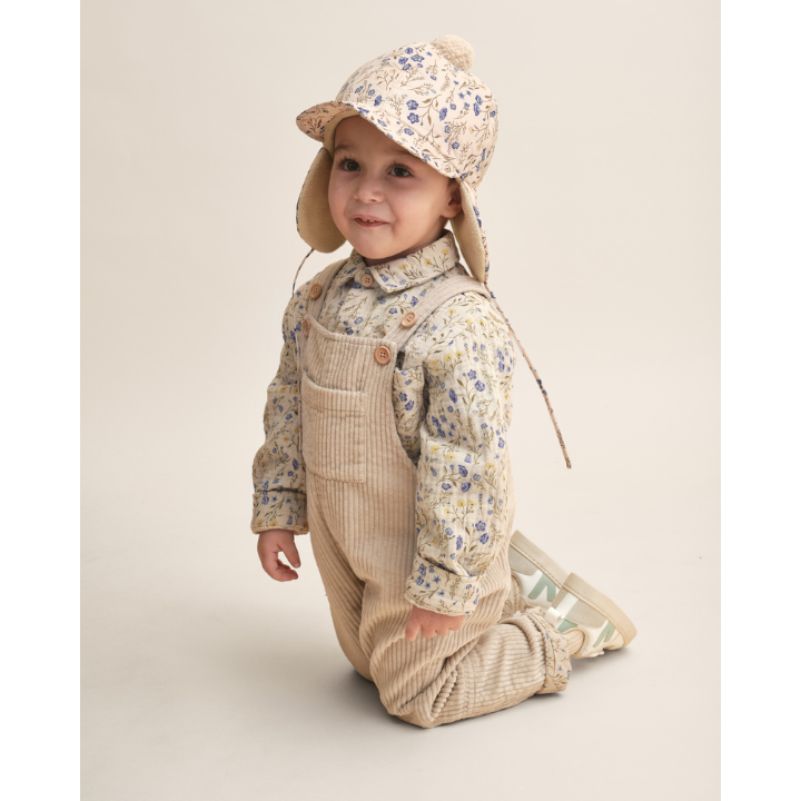 Oat Corduroy Dungarees
