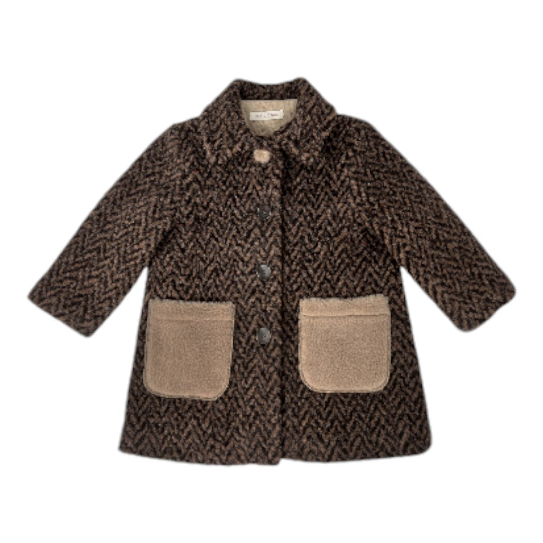 Brown Knitted Coat
