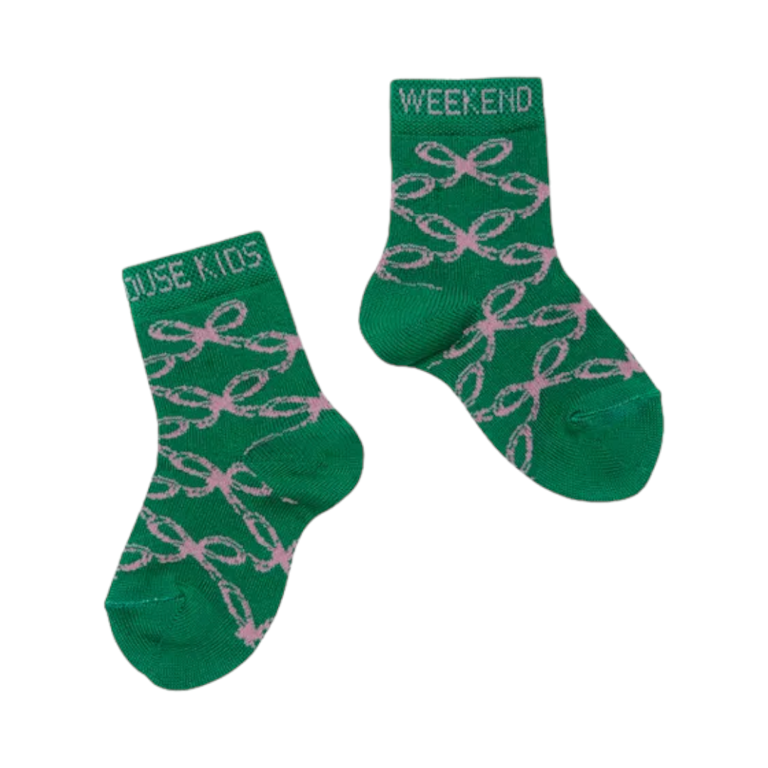 Green lace socks