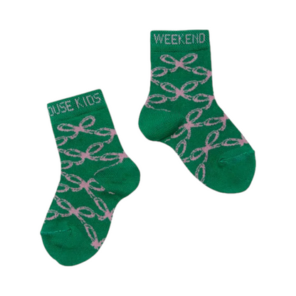Green lace socks