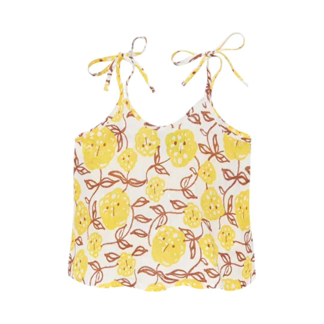 Mimosa linen top
