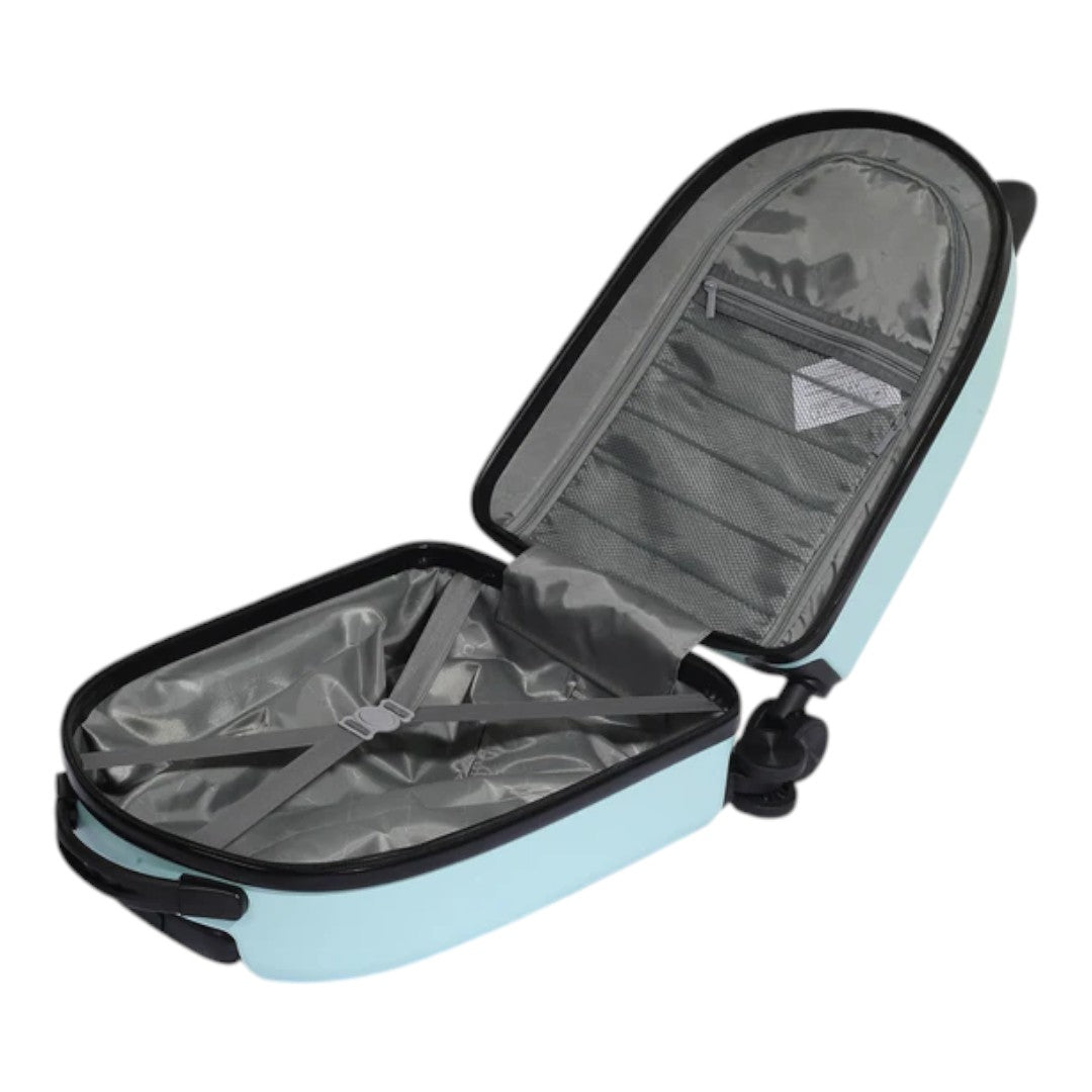 Travel Pals Collection 18 Inch Kids Travel Suitcase On Wheels - Blue