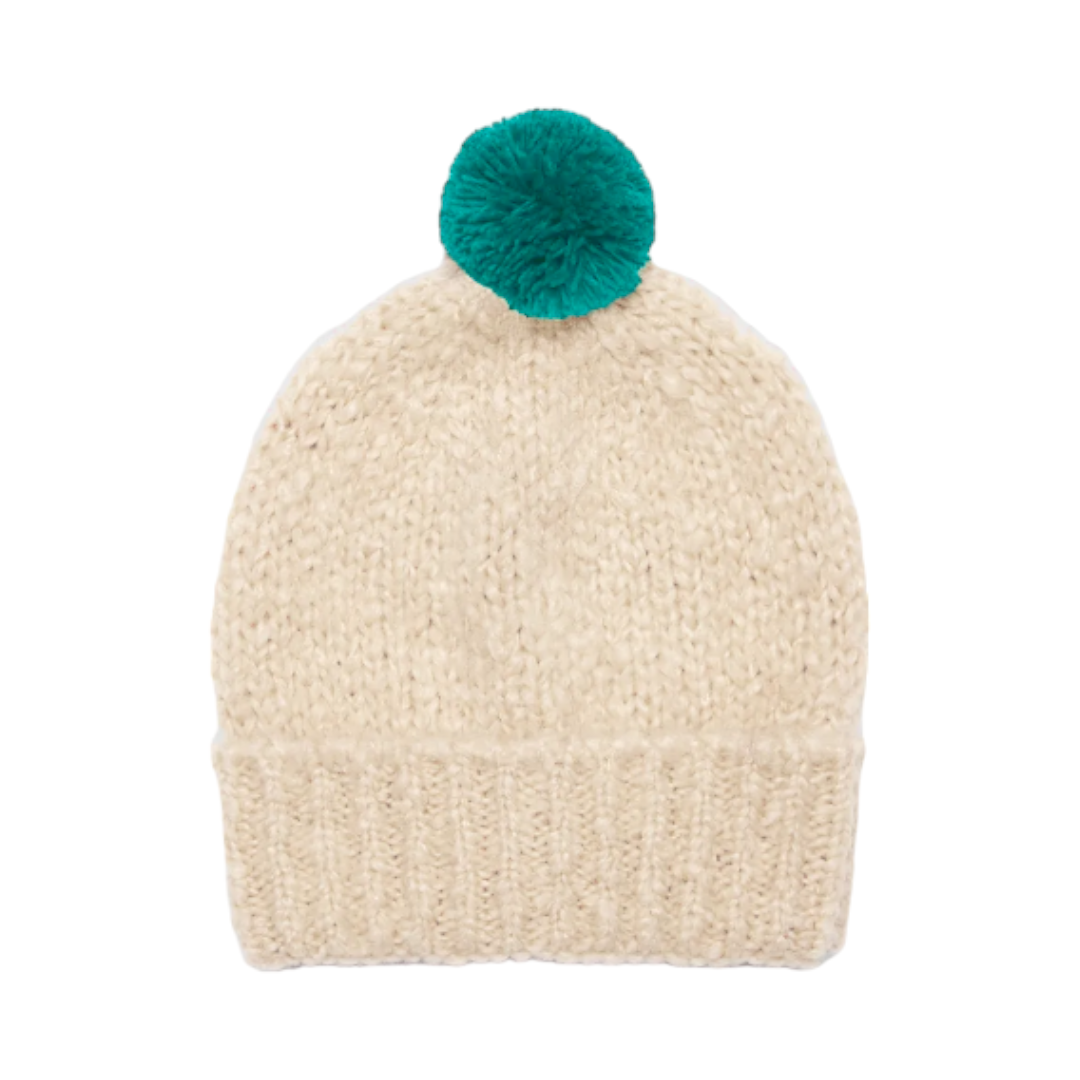 Cream wool hat