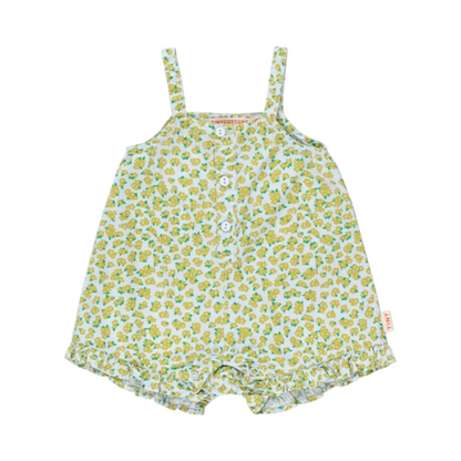 Oleander Straps One-piece Pale Blue/yellow