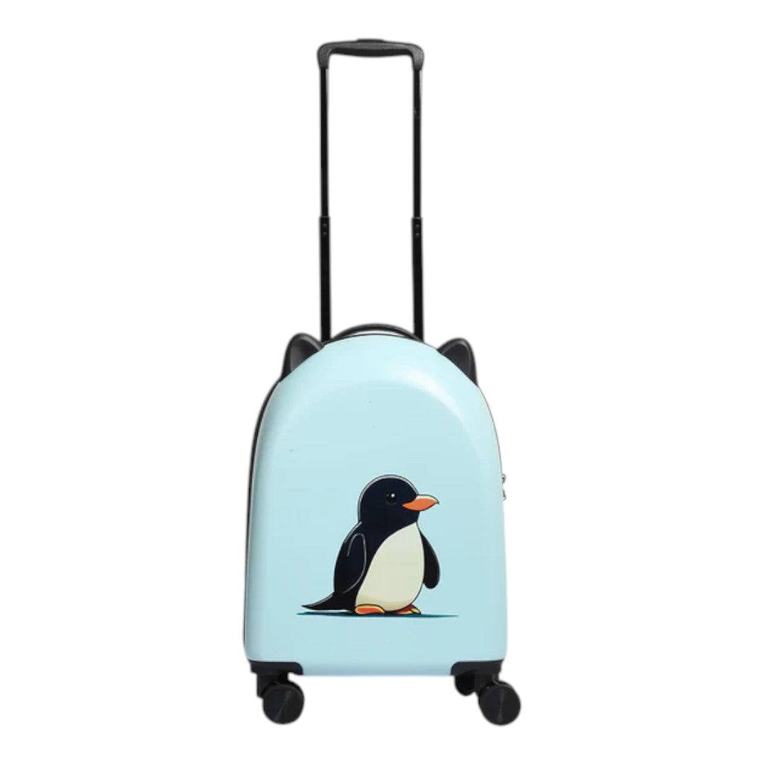 Travel Pals Collection 18 Inch Kids Travel Suitcase On Wheels - Blue
