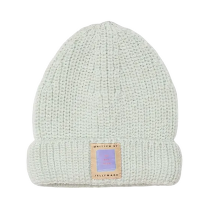 Written Beanie Aqua