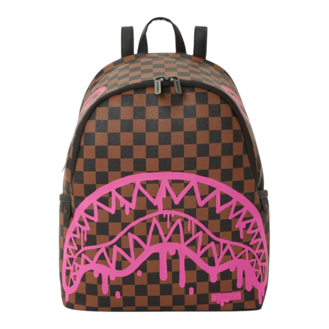 Pink Drippin Sharks Savage Backpack