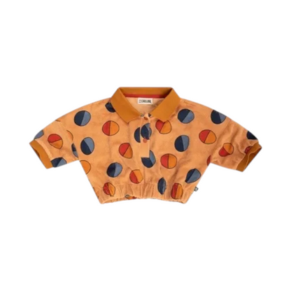 Moon Terry collar sweater