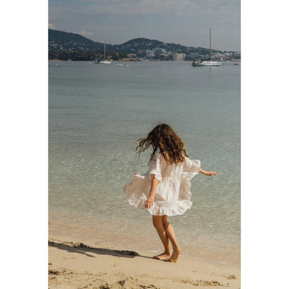 Gold &amp; Pink Stripes Caftan Swim Cover Up