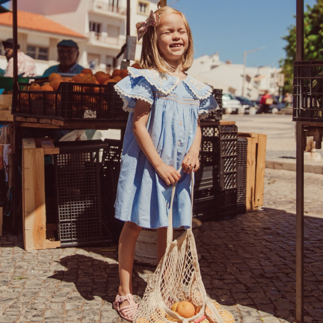 Dress Nalina - Light Blue