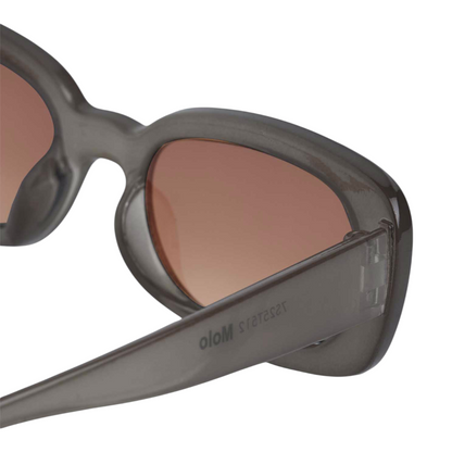 Boys Selah Black Oval Sunglasses