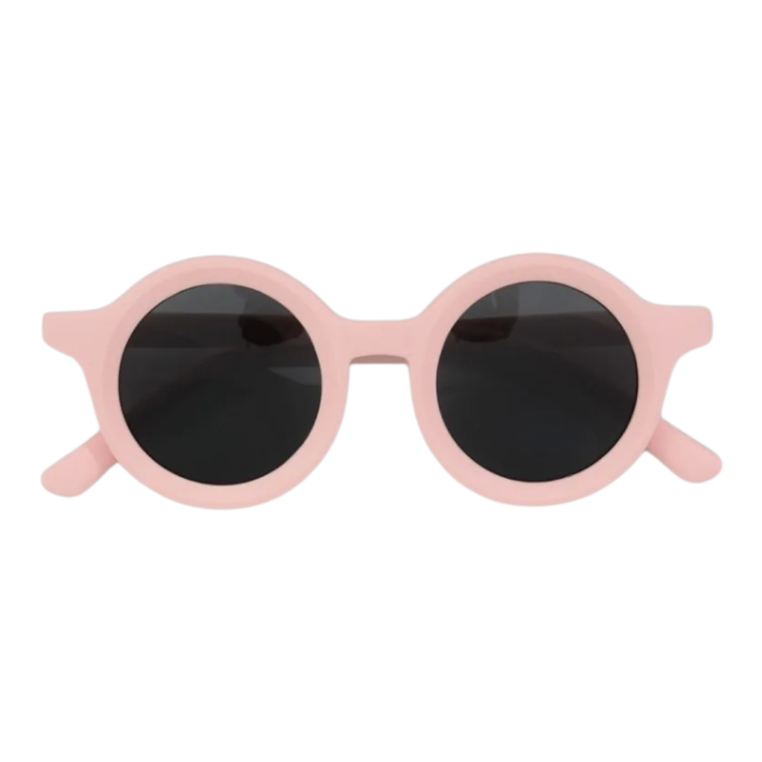 Kids Flexible Round Sunglasses - Pink