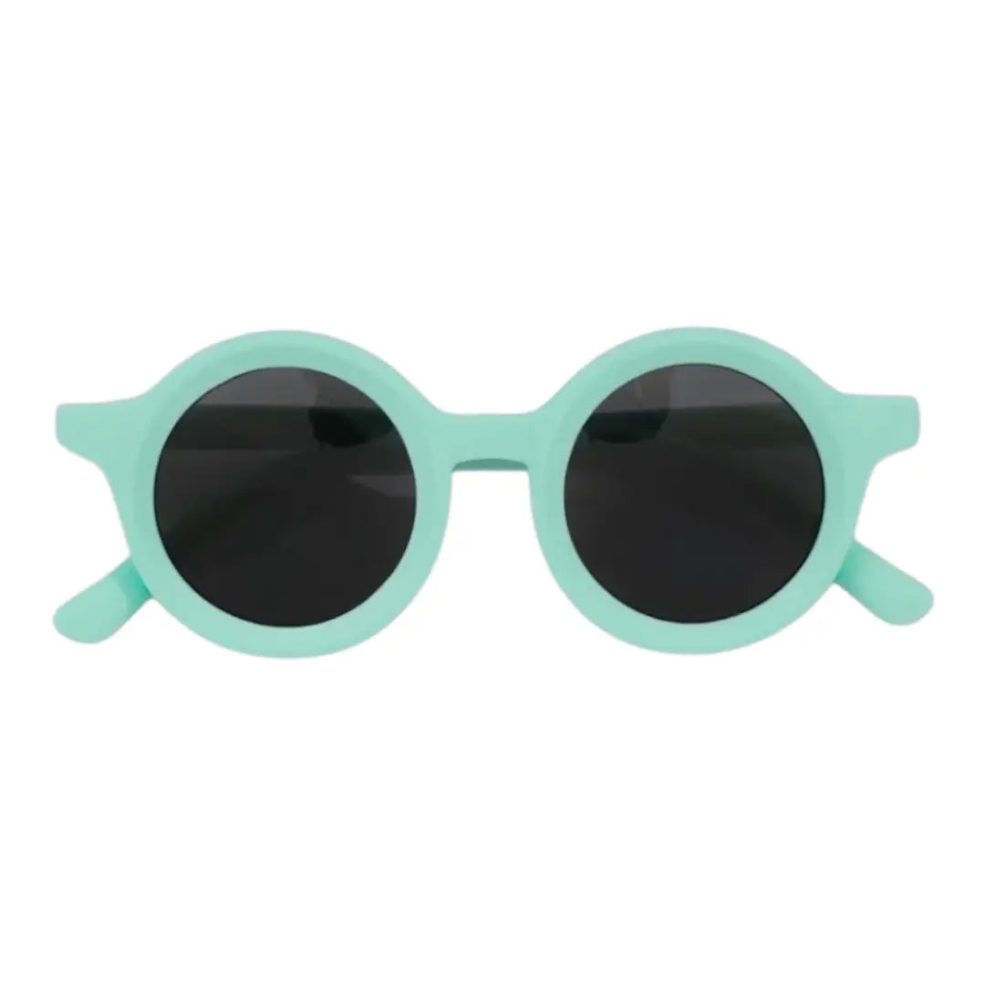 Kids Flexible Round Sunglasses - Green BADAWII SWIMWEAR