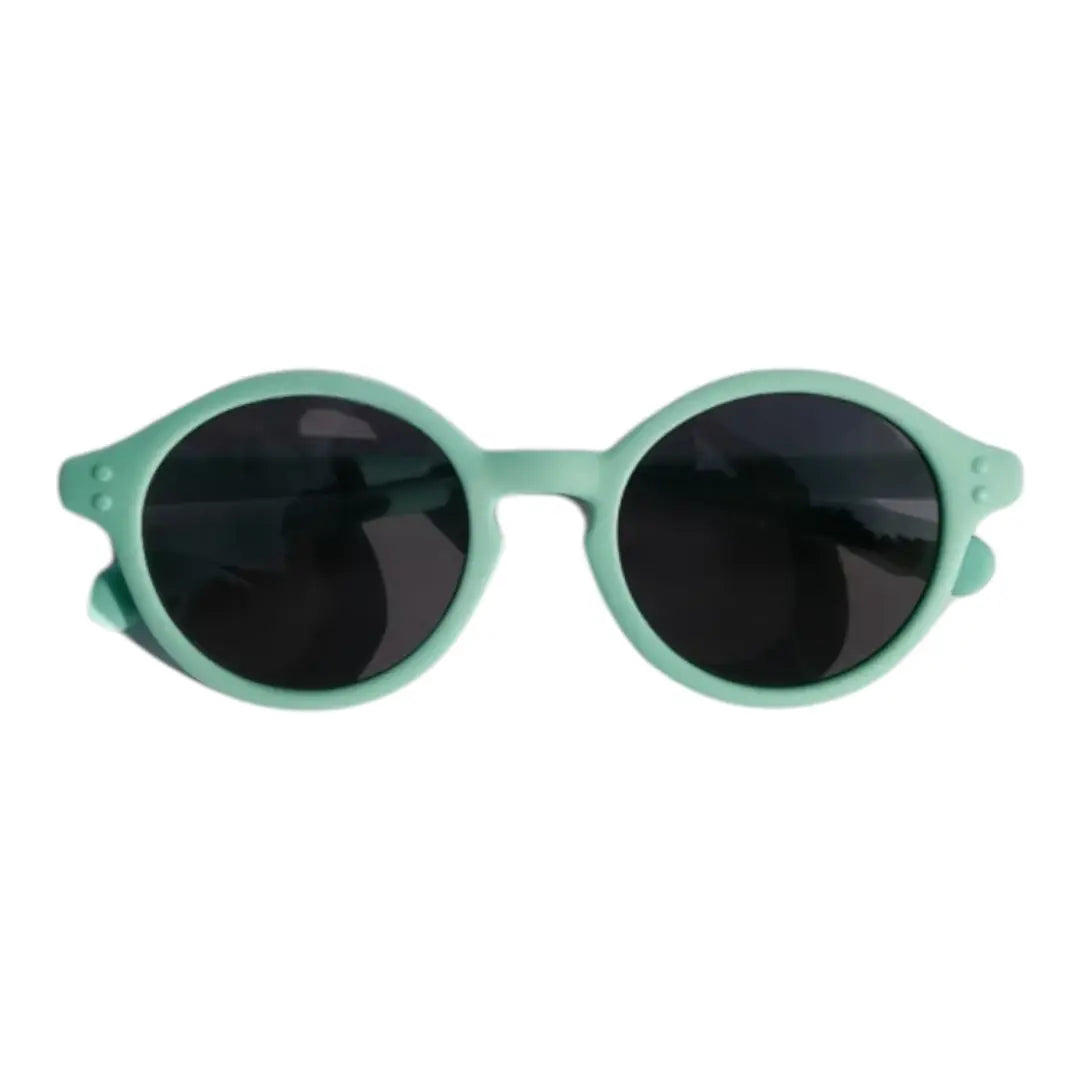 Kids Flexible Round Sunglasses - Light Green BADAWII SWIMWEAR