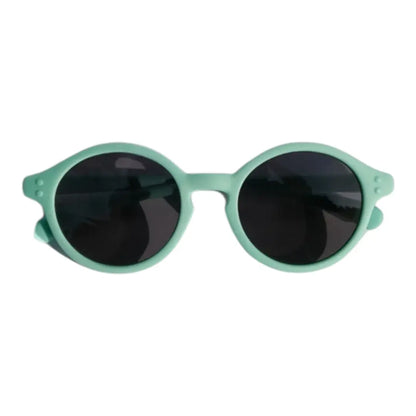Kids Flexible Round Sunglasses - Light Green BADAWII SWIMWEAR