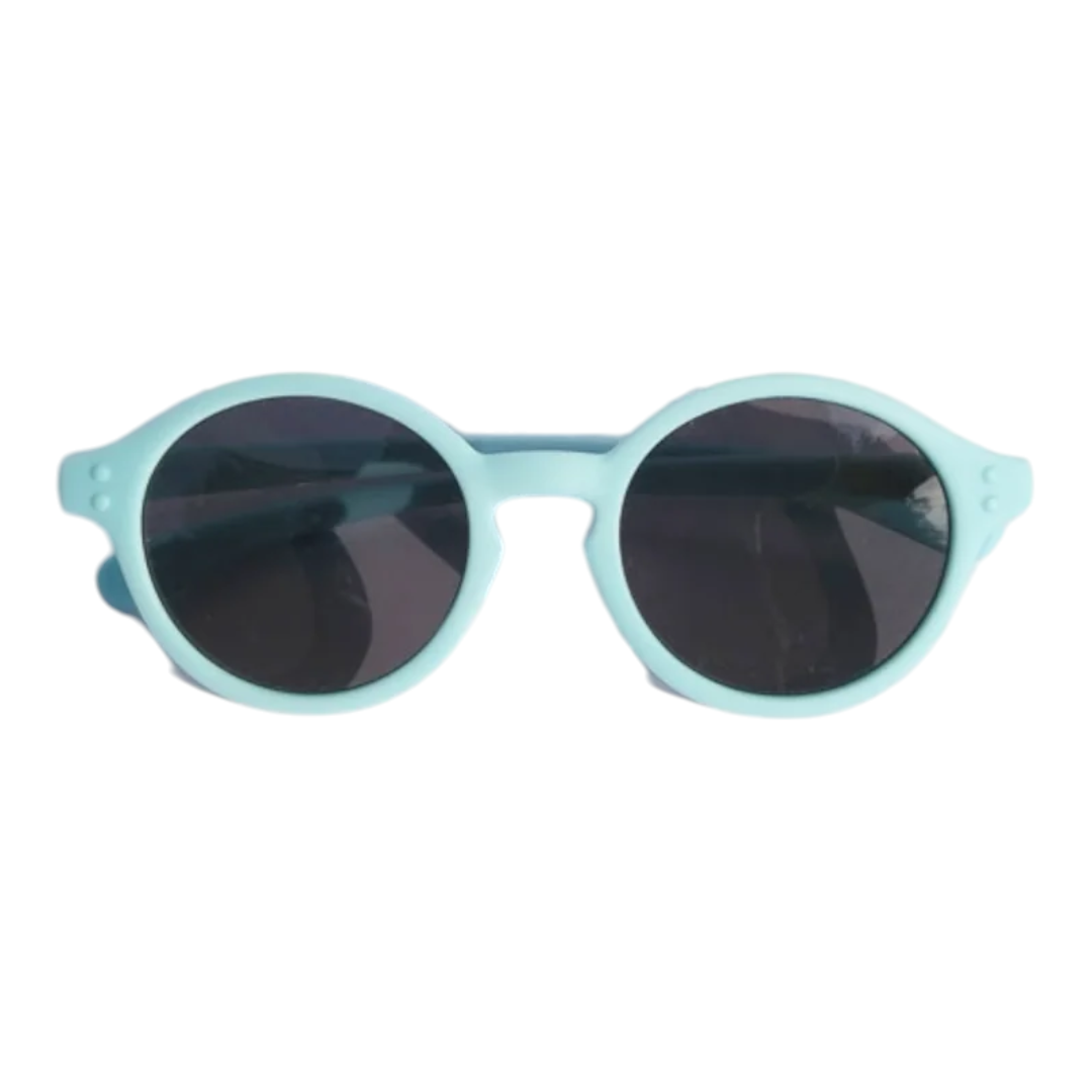 Kids Flexible Round Sunglasses - Light Blue