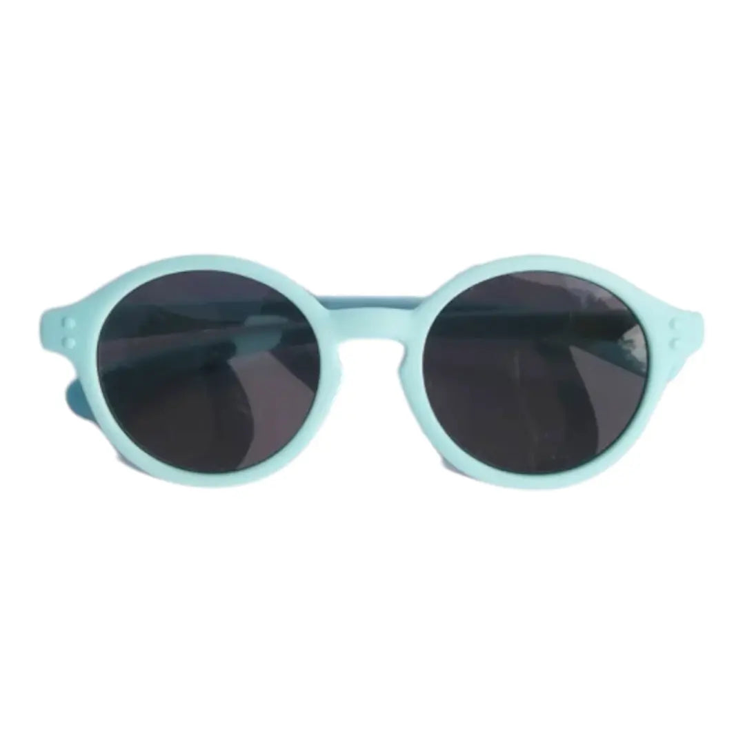Kids Flexible Round Sunglasses - Light Blue BADAWII SWIMWEAR