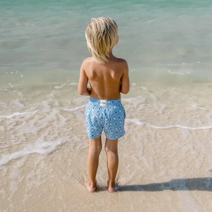 Boys Swim Shorts – Mediterranean Tiles BADAWII SWIMWEAR