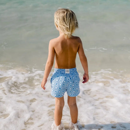 Boys Swim Shorts – Mediterranean Tiles BADAWII SWIMWEAR