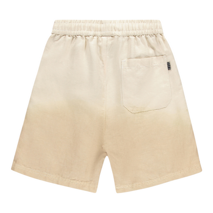 Boys Desert Sand Linen Blend Shirt &amp; Shorts Set