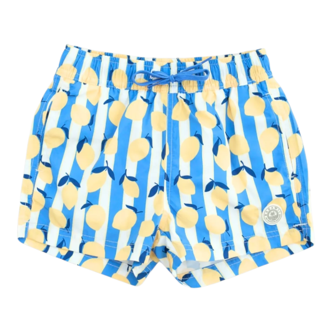 Boys Swim Shorts – Limoncello Stripes