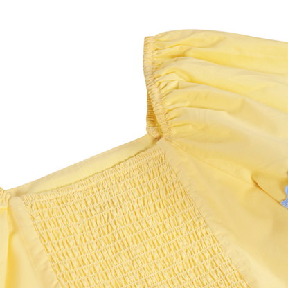 Girls Sunshine Wave Organic Cotton Dress