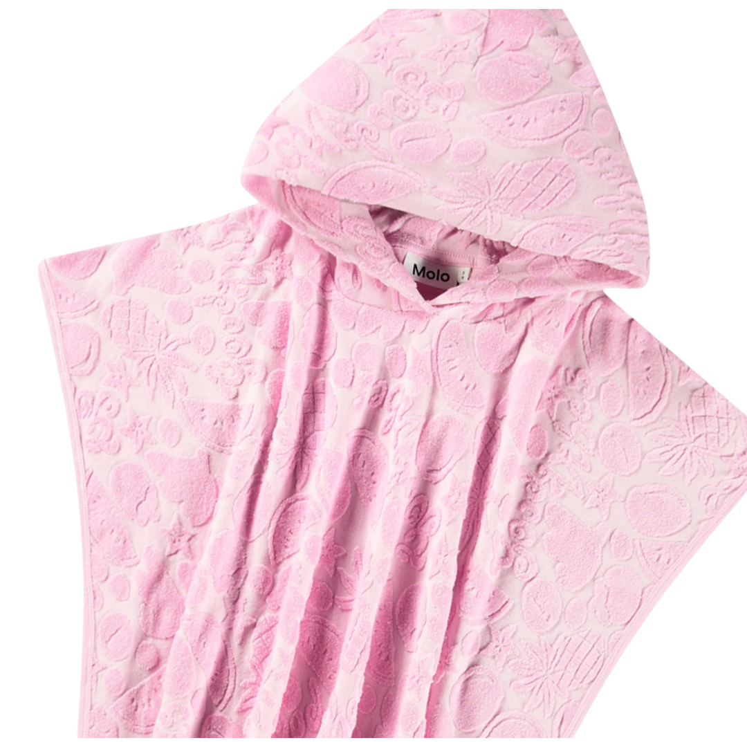 Girls Fruity Towel Beach Cover-Up Poncho